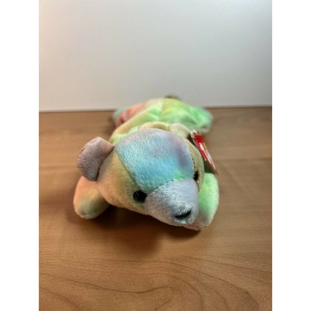 Ty Beanie Babies - SAMMY the Bear - - 1999 - 8.5 Inches Blue Head